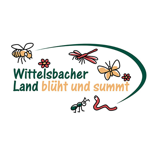 Logo Buergerschaftsprojekt „Wittelsbacher Land blueht und summt" Logo Buergerschaftsprojekt „Wittelsbacher Land blueht und summt"